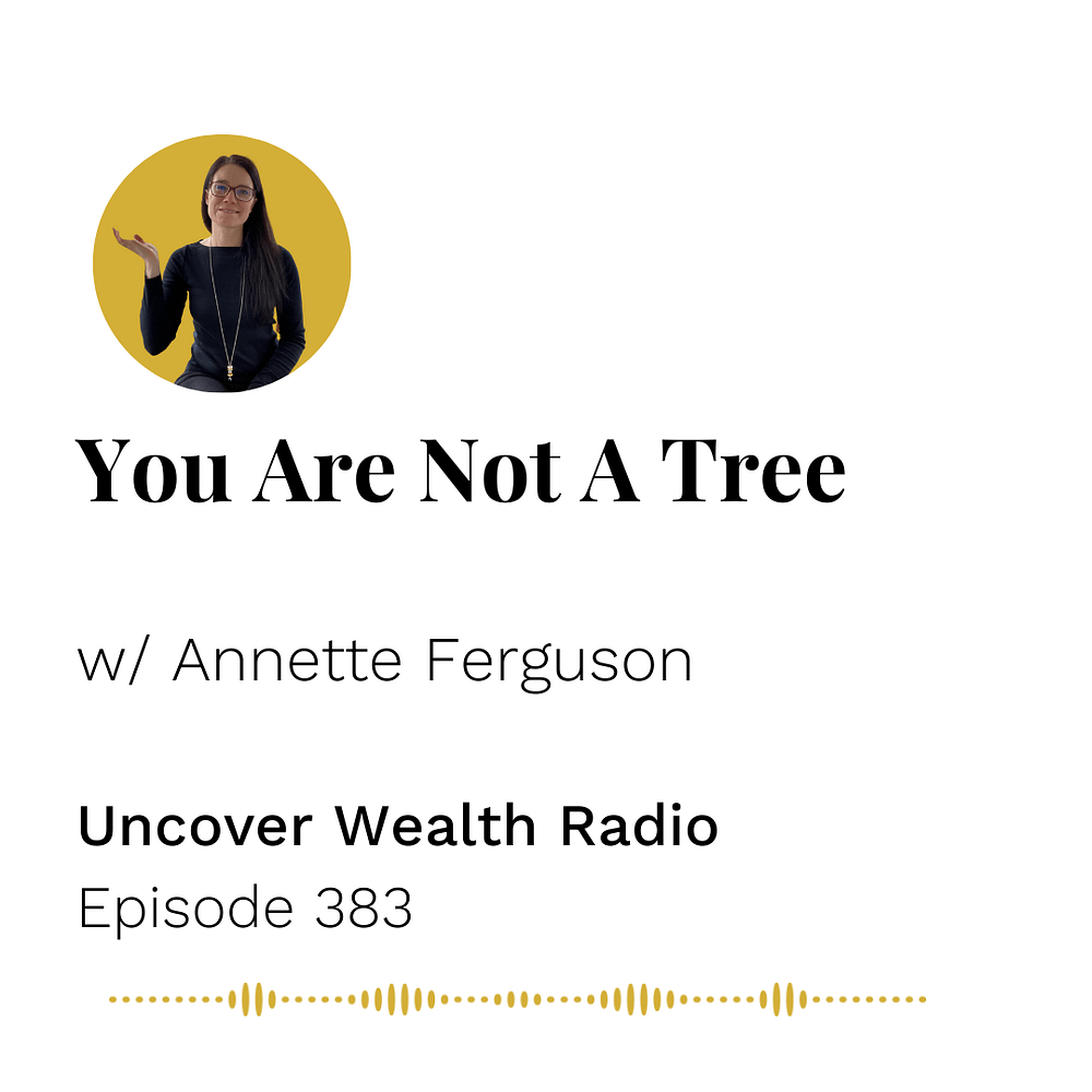 Annette Ferguson Podcast Banner - Uncover Wealth Radio 383