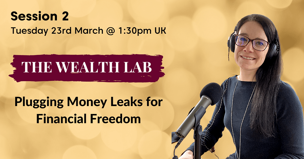 Banner of Annette Ferguson - The Wealth Lab Session 2 Plugging Money Leaks for Financial Freedom