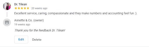 Dr Tilean Testimonials
